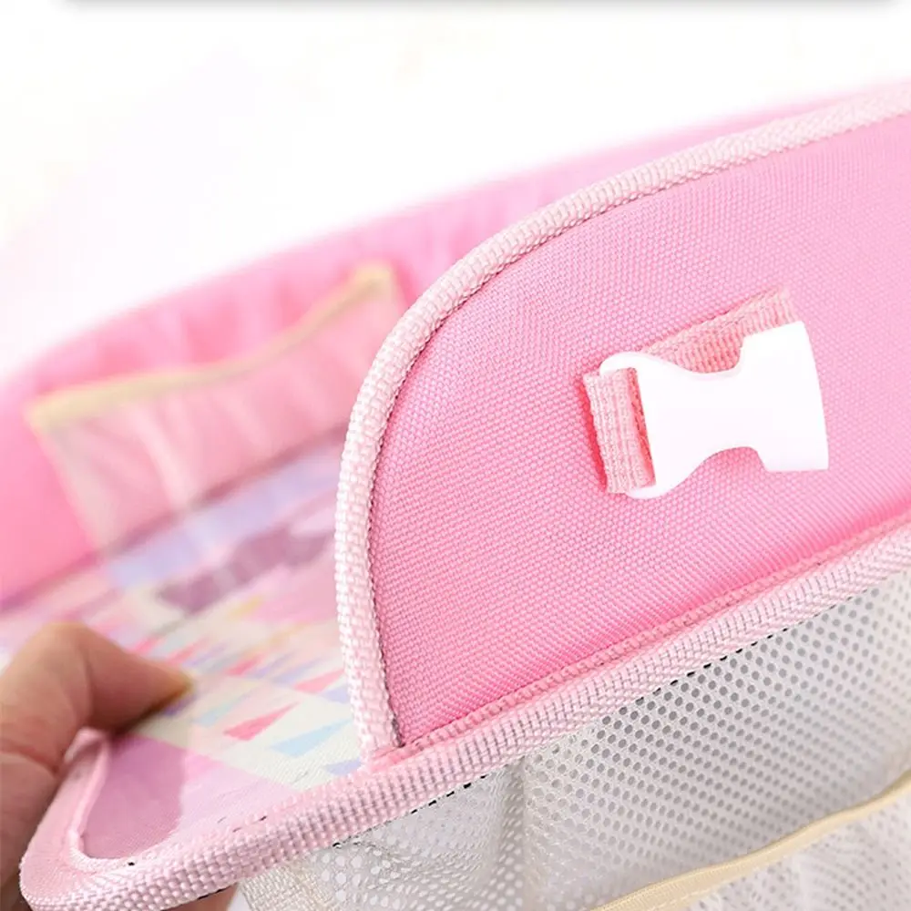 Portable Snack Tray Baby Car Seat Tray PVC Dining Kids Toy Holder Desk Ox Cloth Car Table Dining Plate