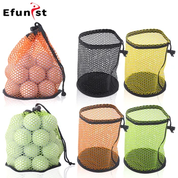 Drawstring Golf Ball Mesh Storage Bag 1