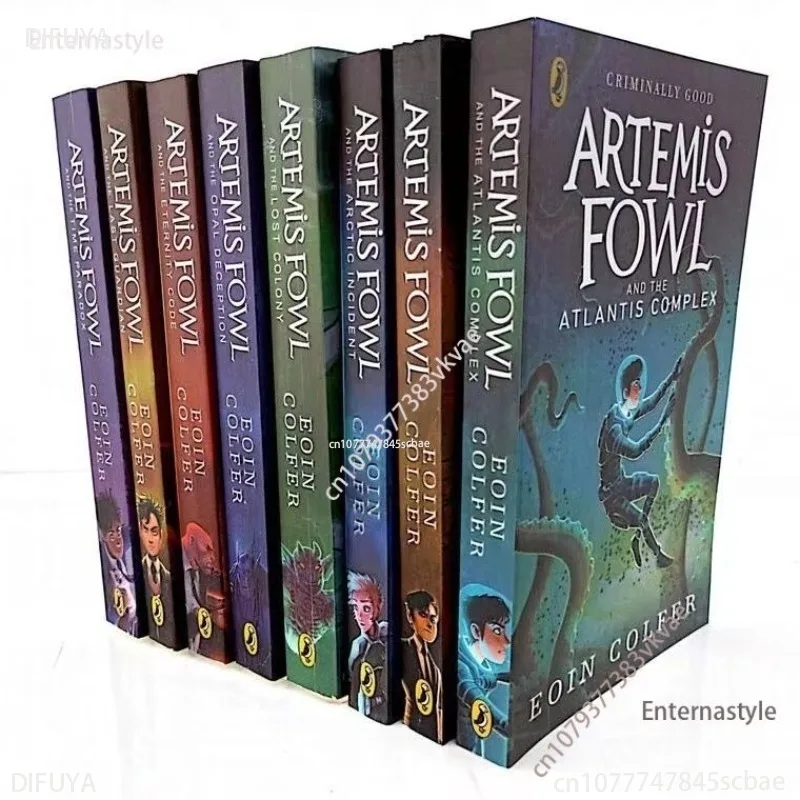 

Artemis Fantasy Adventure Series 8 Volumes English Original Novel Artemis Fowl Brand New Version