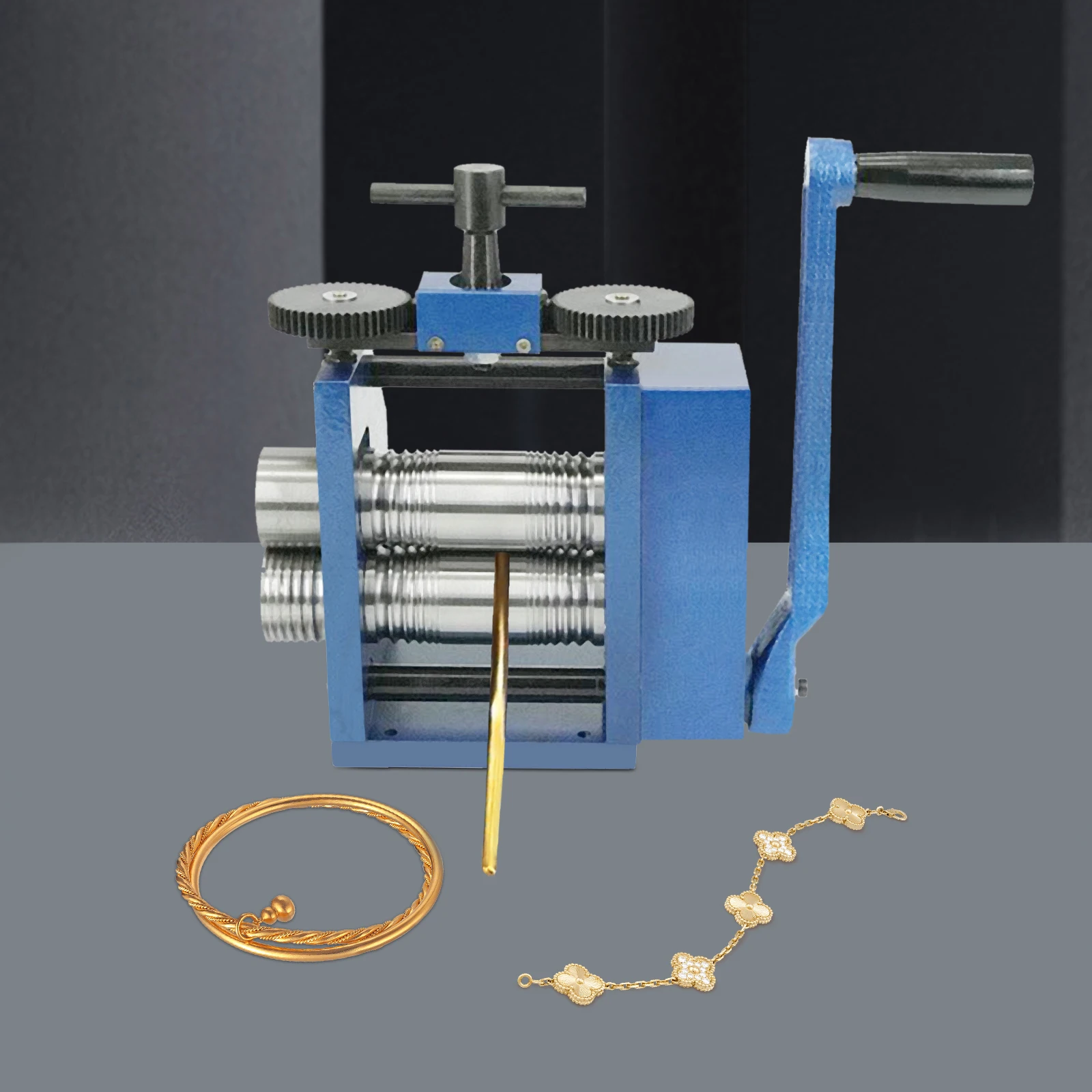 Jewelry Rolling Mill Machine Roller Manual Combination Rolling Mill Machine Jewelry Press Tabletting Tool Jewelry DIY Tool
