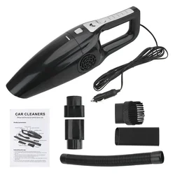 Portable Dual - Use Handheld Car Vacuum Cleaner - Wet & Dry High - Suction Compact Design (Black)