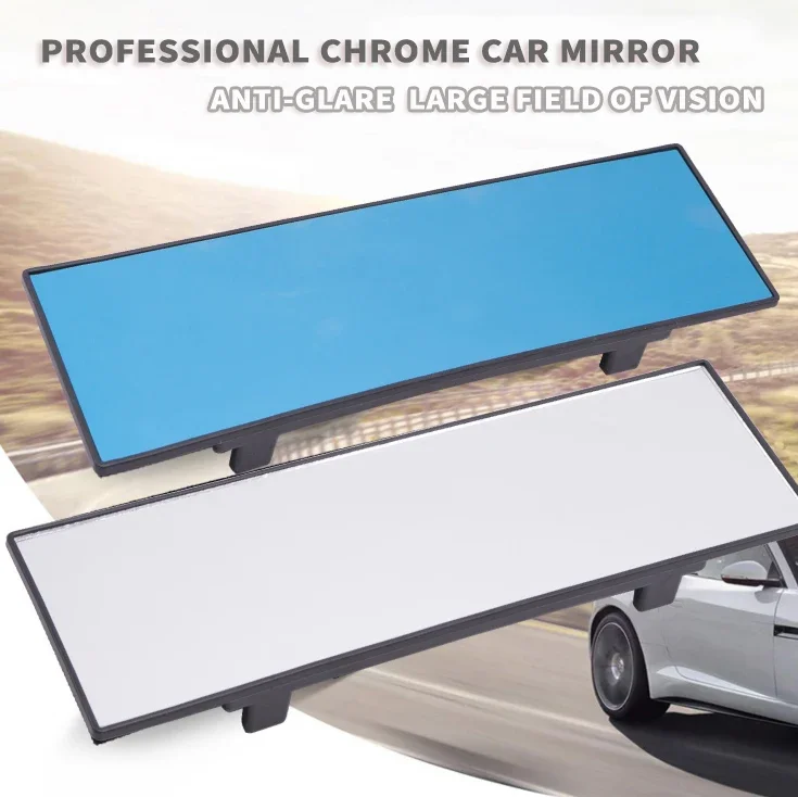 1pcs Universal 290mm 330mm HD Car Rear View Mirror Wide-angle Rearview ...