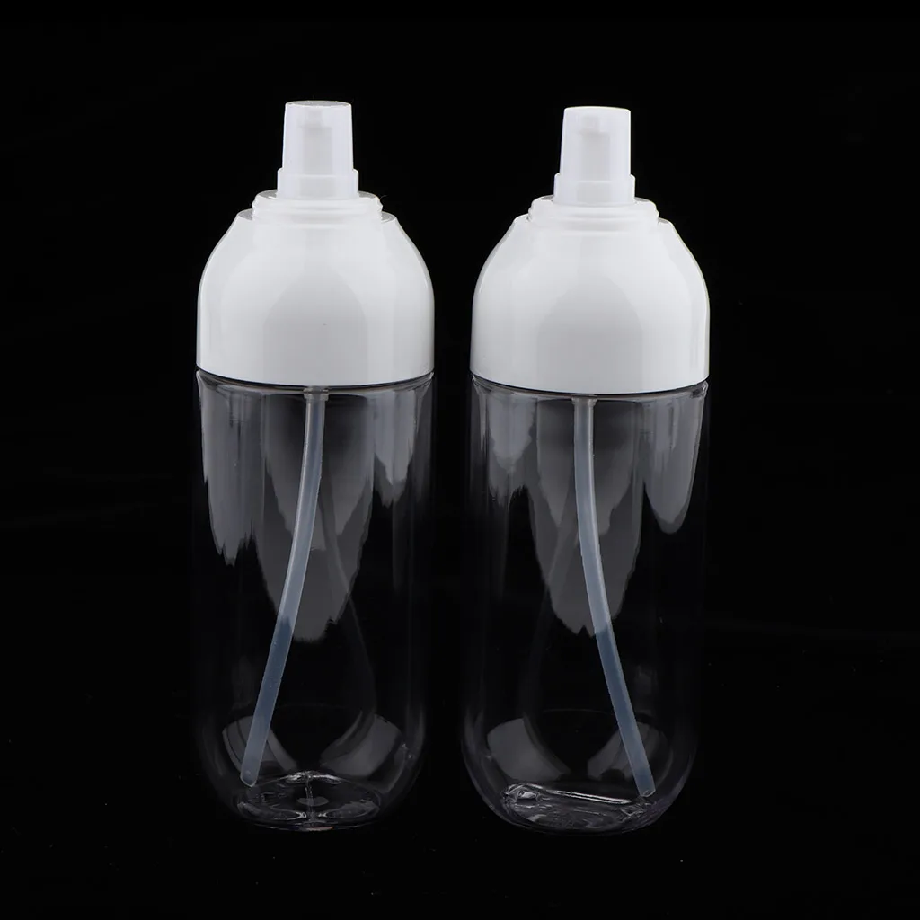 2Pc Pump Lotion Dispenser Cream Liquid Bottle Container for Makeup Cosmetic