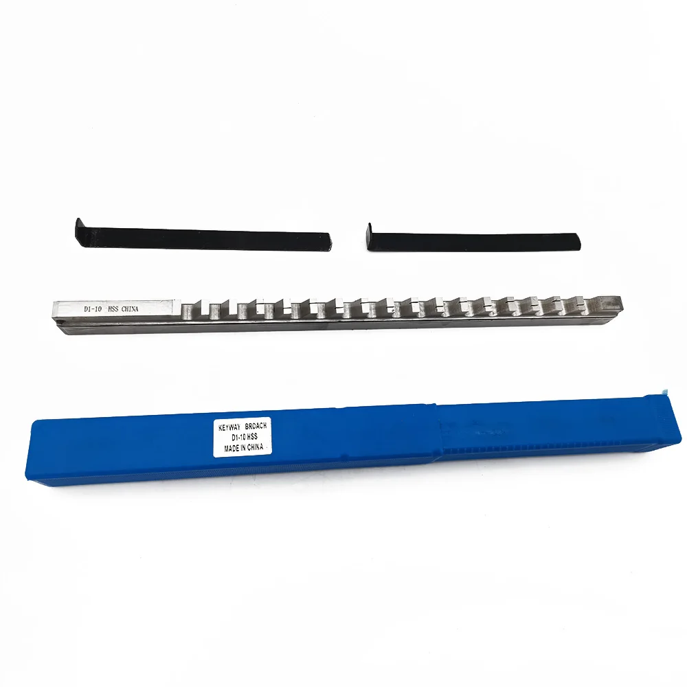 Push-Type Keyway Broach 10mm D1 Metric Size Broaches Broaching Tools for CNC Rou
