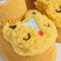 Autumn Winter Baby Shoes Thicken Toddler Floor Sock Shoes Children Warm Soft Anti-slip Walking Shoes Home Kids Casual Slippers 3