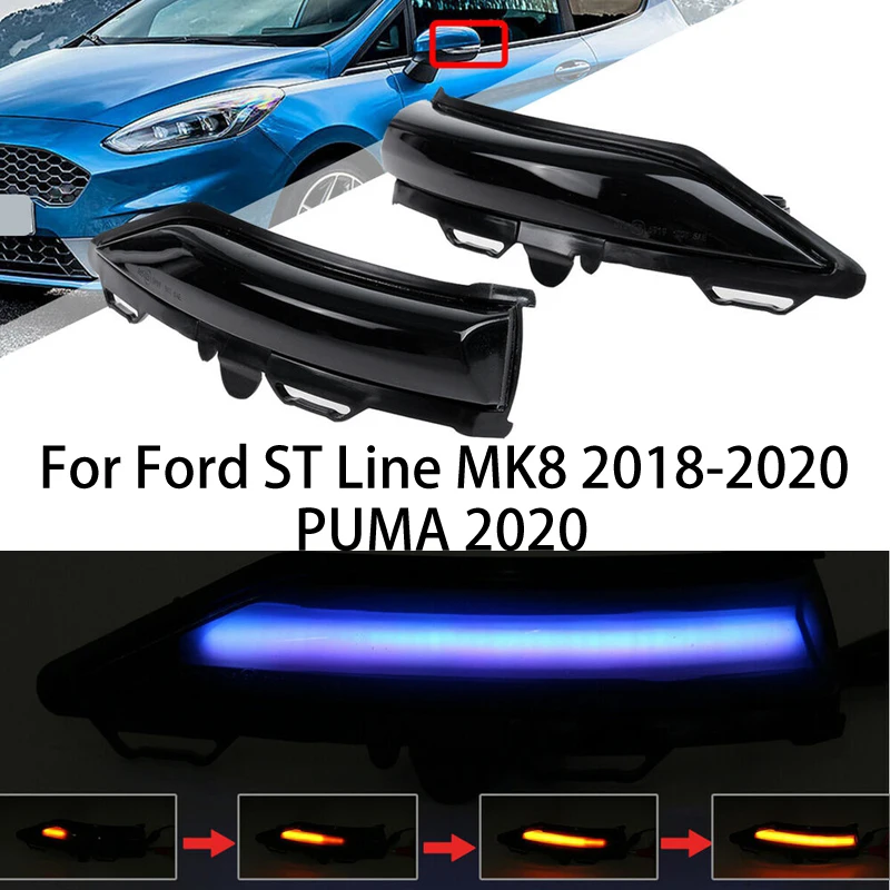 Per Ford St Line Mk8 2018 Fiesta Mk8 2019 2020 Puma 2020 Luci A Led Specchietto Retrovisore Indicatore Luminoso Laterale Lampeggiante