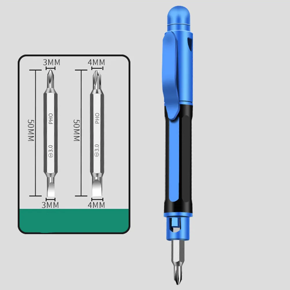 

Phone Motherboard Screwdriver 4 in 1 Precision Repair Tool Magnetic Durable Material Easy Removal Cross and Slotted Heads