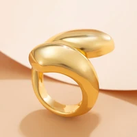 Ingemark Exaggerated Punk Smooth Water Drop Snake Rings for Women Vintage Geometric Adjustable Open Finger Ring Couple Jewelry - Image 6