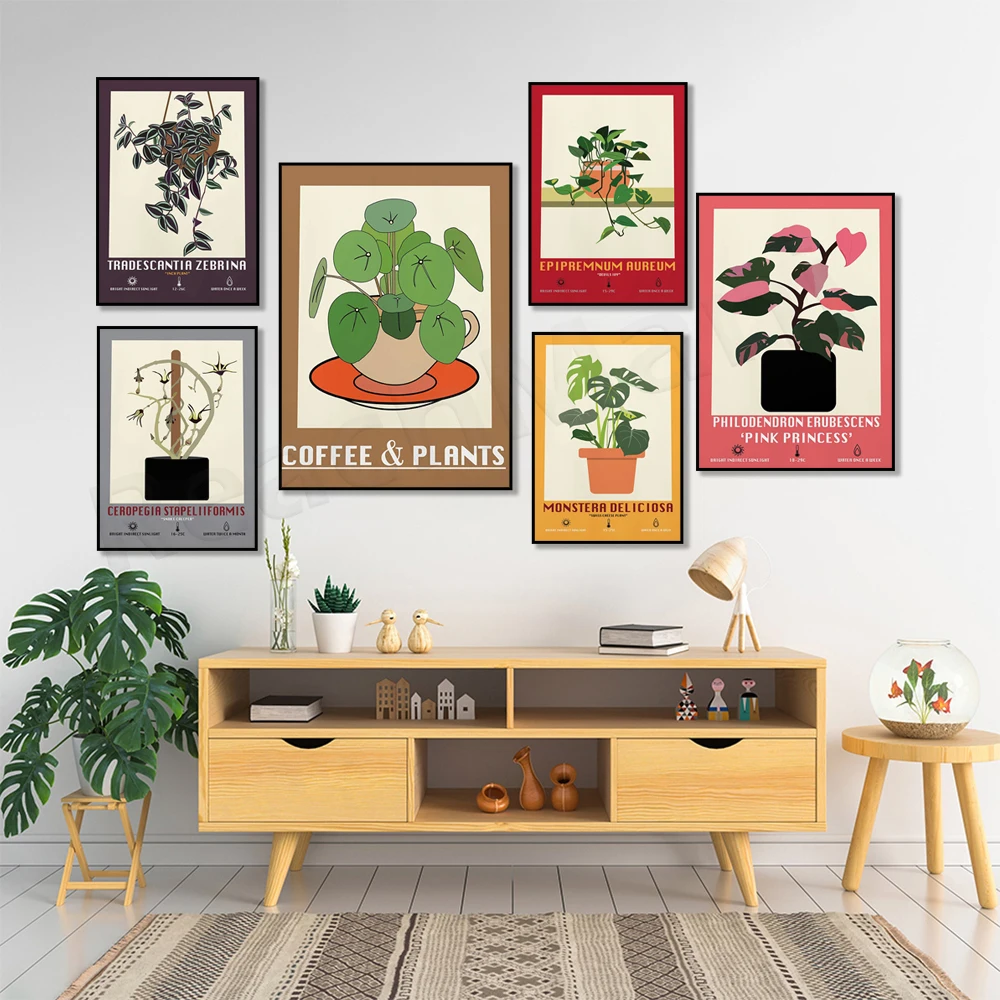 Alocasia Polly/Pianta Dell'Orecchio Dell'Elefante, Tricolore Sempreverde Cinese, Kumquat, Pianta Di Vite Di Serpente Raro, Poster Di Piante Verdi, Pia
