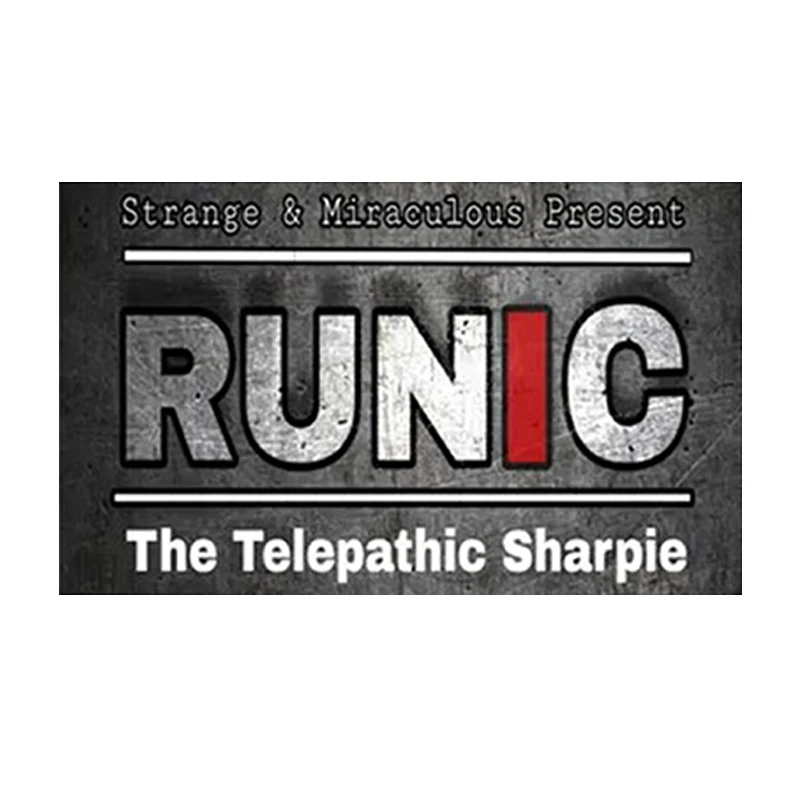 

RUNIC by Jimmy Strange (Gimmick and Online Instruction) Card Magic Tricks Illusions Ghost Card Box For Professional Magicians