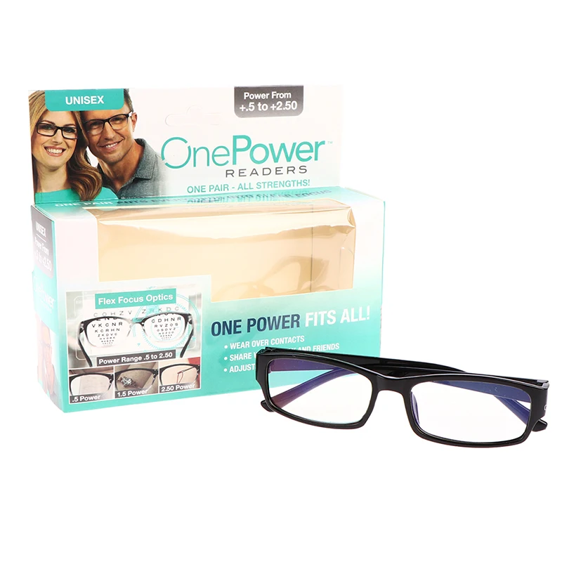Reading Glasses One Power Auto Adjusting Bifocal Presbyopia