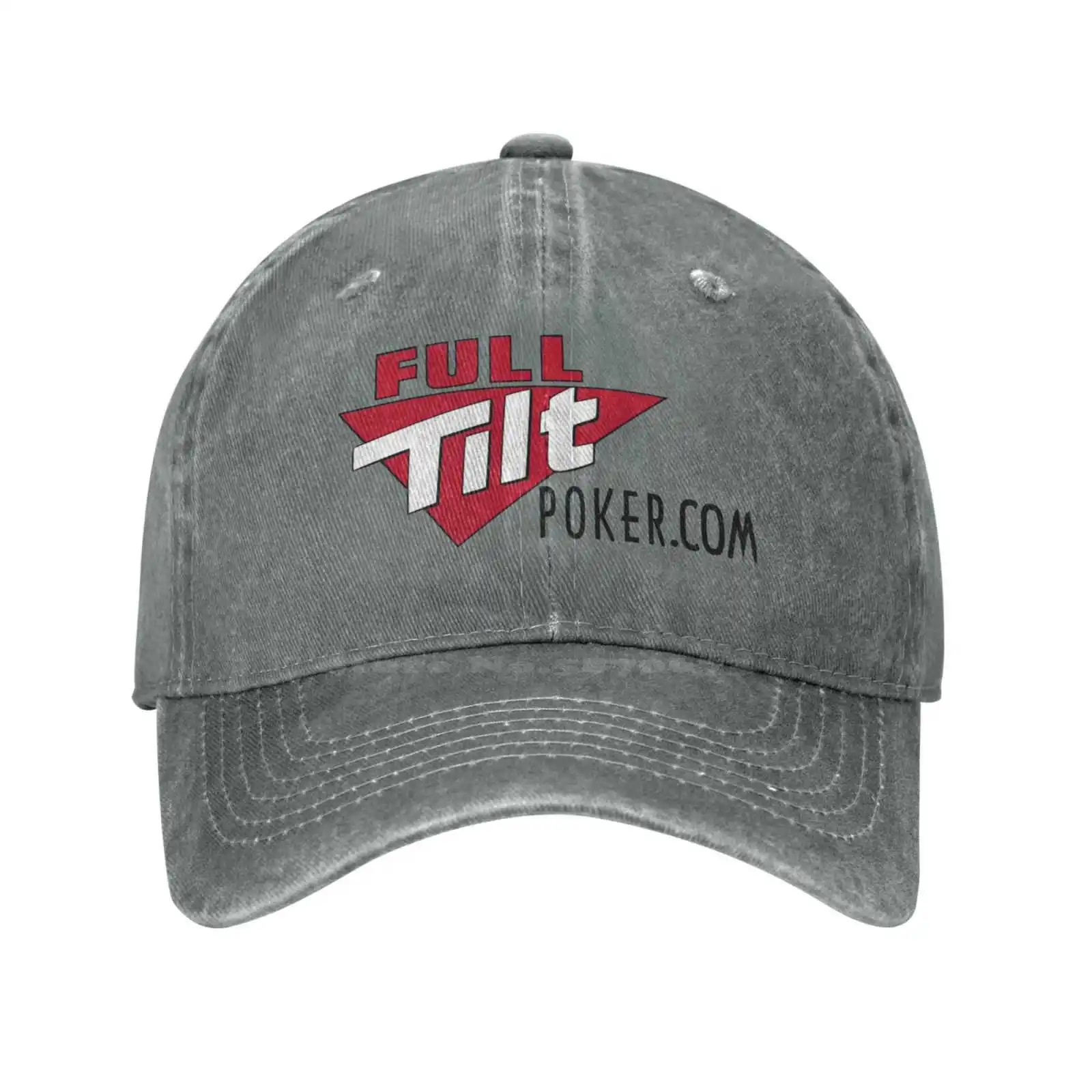 Full Tilt Poker Logo Fashion quality Denim cap Knitted hat Baseball cap 5