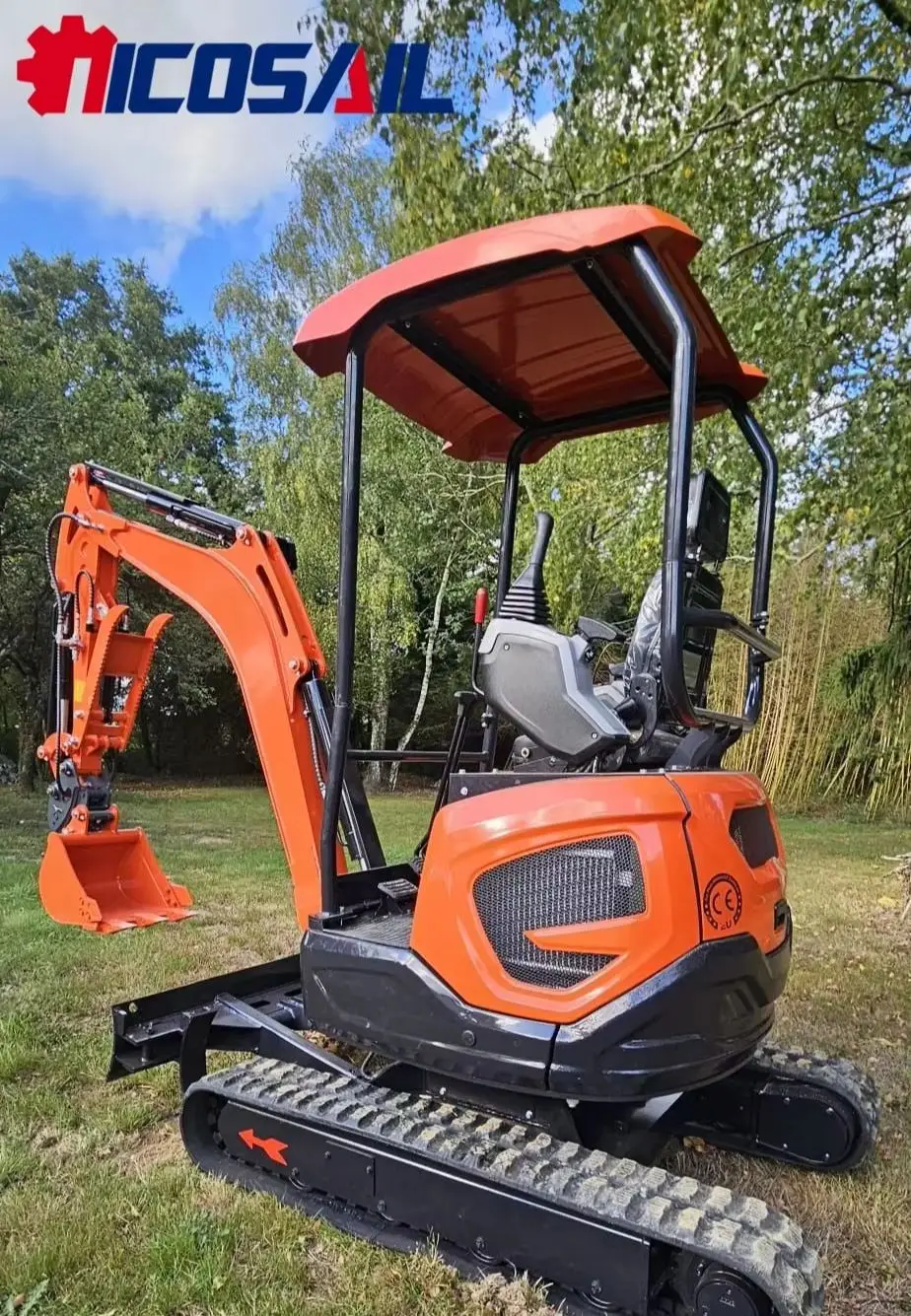 Mini-EPA-Motor 1,8-Tonnen-Raupenbagger mit Hydraulikpumpe und Motor, kostenlose Lieferung