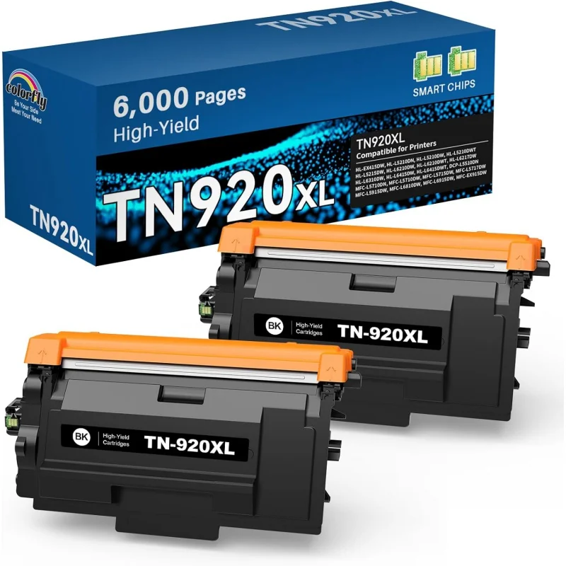 

TN920XL High Yield Black Toner for Brother TN920 TN920UXXL TN920XXL TN 920 920XL 920XXL Work for HL-L6210DW HL-L6210DWT MFC-L681