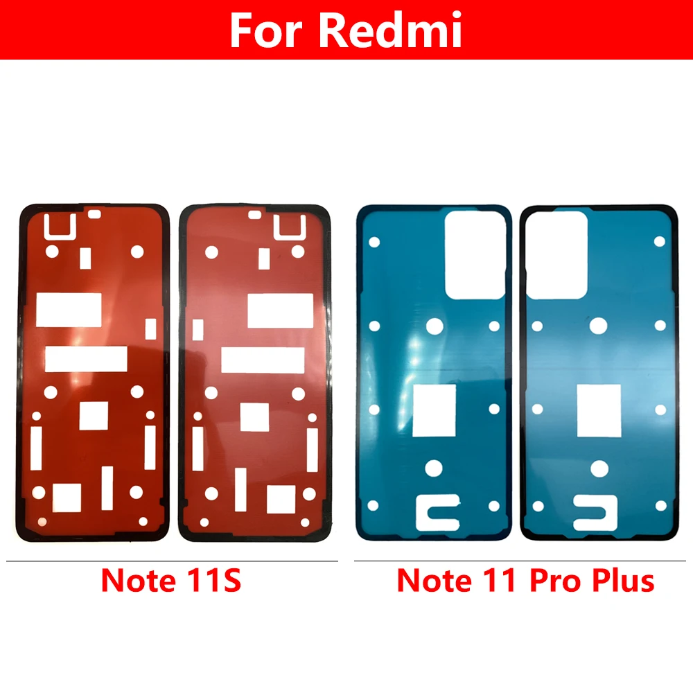 

10 Pcs For Redmi Note 7 8 Pro 9S 10 11 4G Pro Plus 11S Waterproof Rear Adhesive Sticker Back Housing Battery Cover Glue Tape