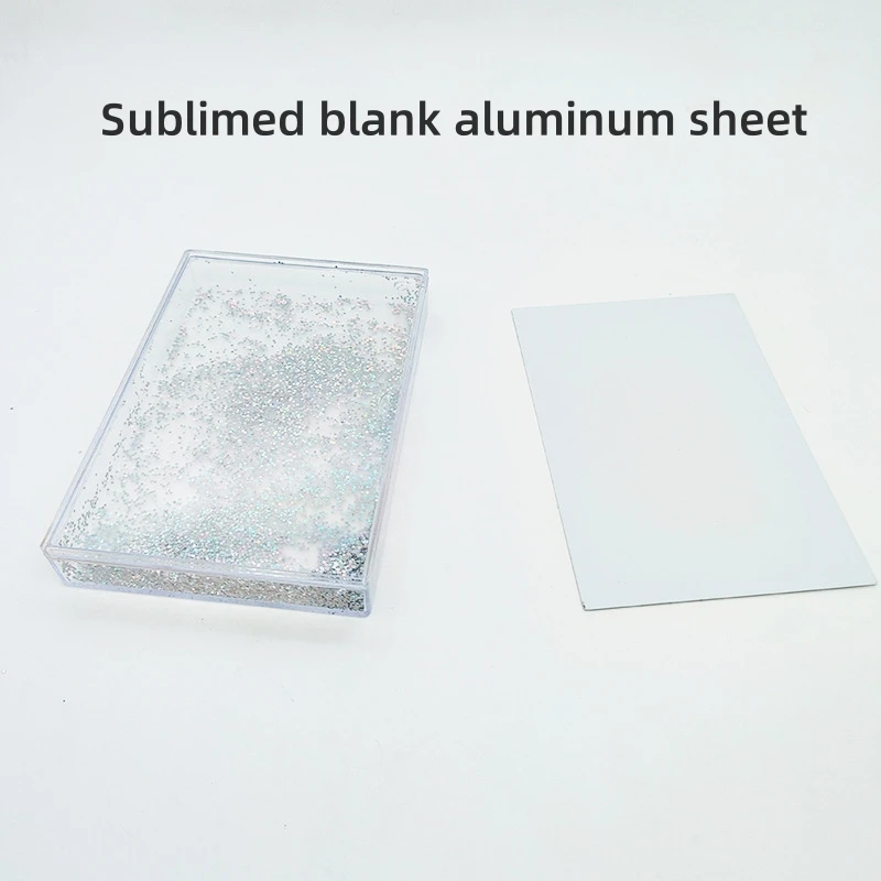 Sublimation Blank Plastic Snowflake Picture Frame Heat Transfer Liquid Picture Frame Aluminum Sheet Printing Christmas Gift photo frame