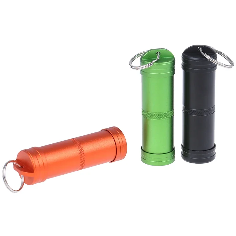Compact Waterproof Capsule Seal Bottle - Outdoor EDC Survival Pill Box Case