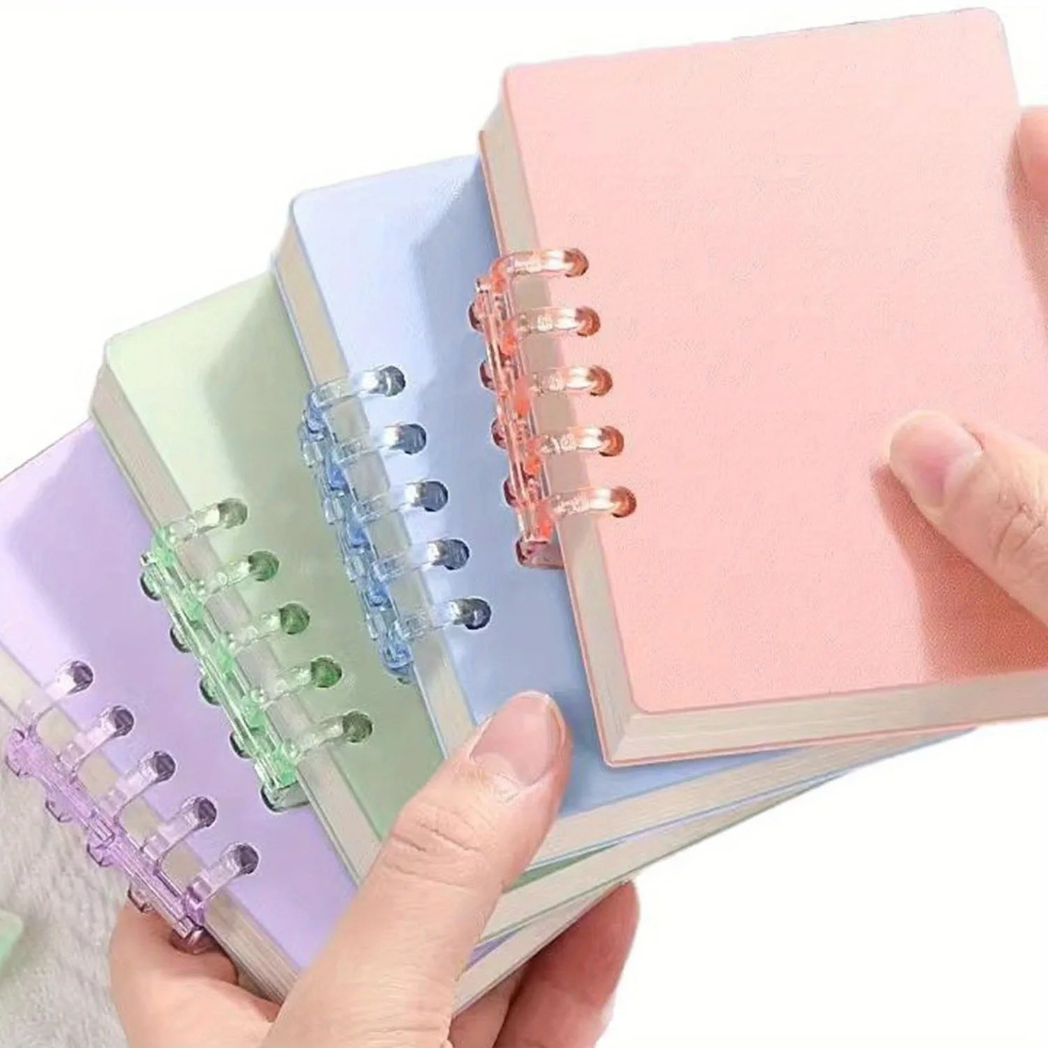 Mini taccuino portatile da 80 fogli, formato A7, con fogli sfoderabili, tema cartone animato retrò, agenda per scuola e ufficio - immagine 4