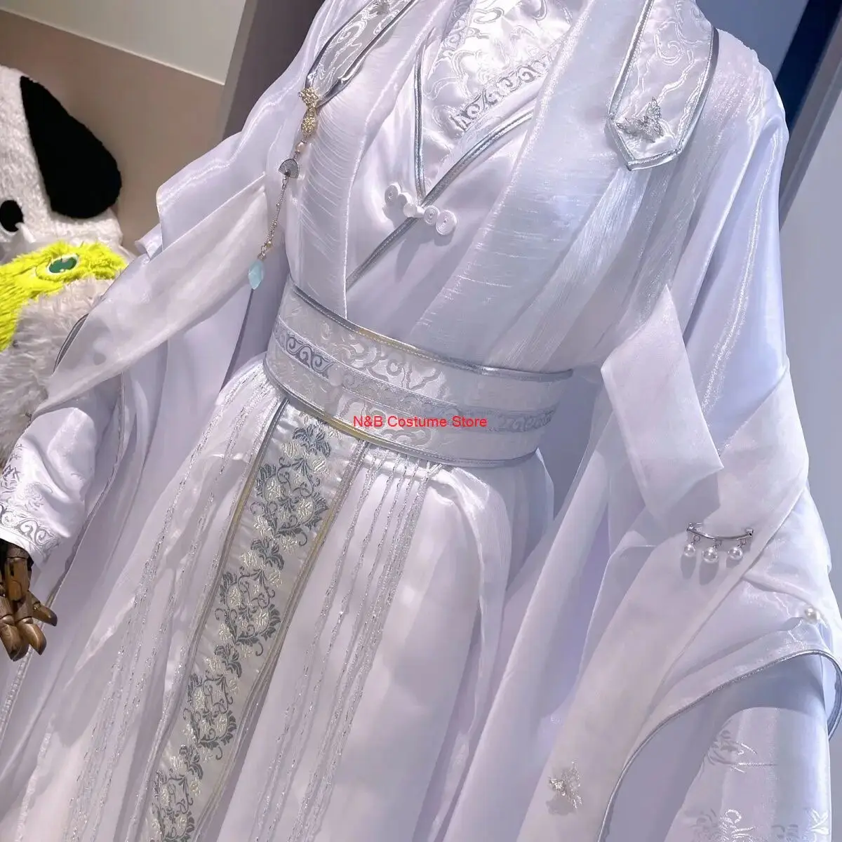 Anime Er Ha Chu Wanning White Fairy Halloween Costume Cosplay Shen Lanzhou Shi Qingxuan Antichi Costumi Super Immortali