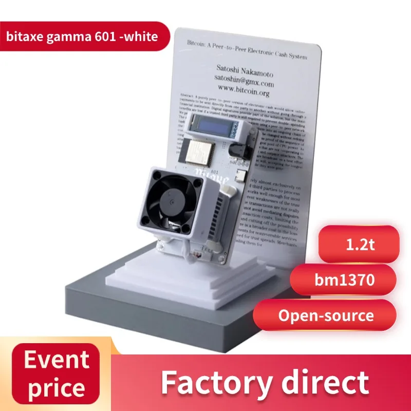 BITAXE GAMMA 601, Bitcoin Miner 1.2T S 18W Open Source With Power Supply 2025 Latest Factory Wholesale