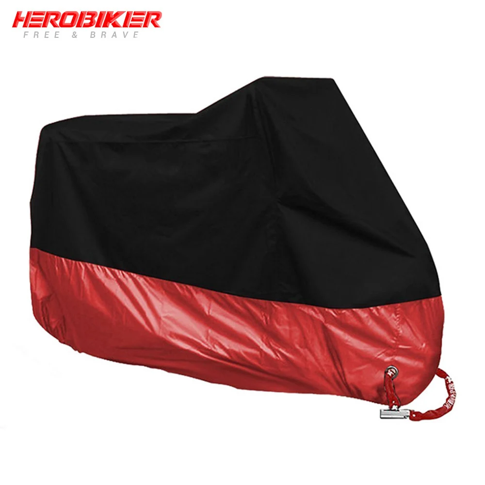 Premium Waterproof Motorcycle Cover - Durable, Dustproof, & Rain-Resistant Protector