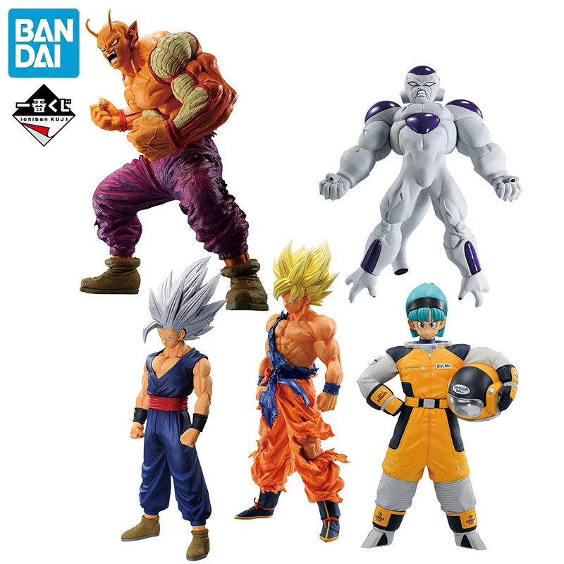

BANDAI Ichiban KUJI Dragon Ball Super Son Goku Son Gohan Beast Orange Piccol Frieza Bulma PVC Anime Action Figures Model Toy
