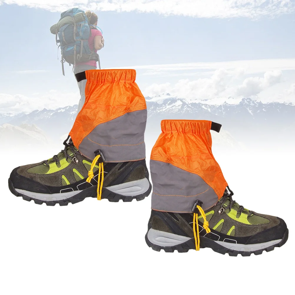 

Low Gaiters Adjustable Nylon Gaiters Hiking Foot Covers Outdoor Waterproof Snow Ankle Gaiters Low Shoe Cover X Cm