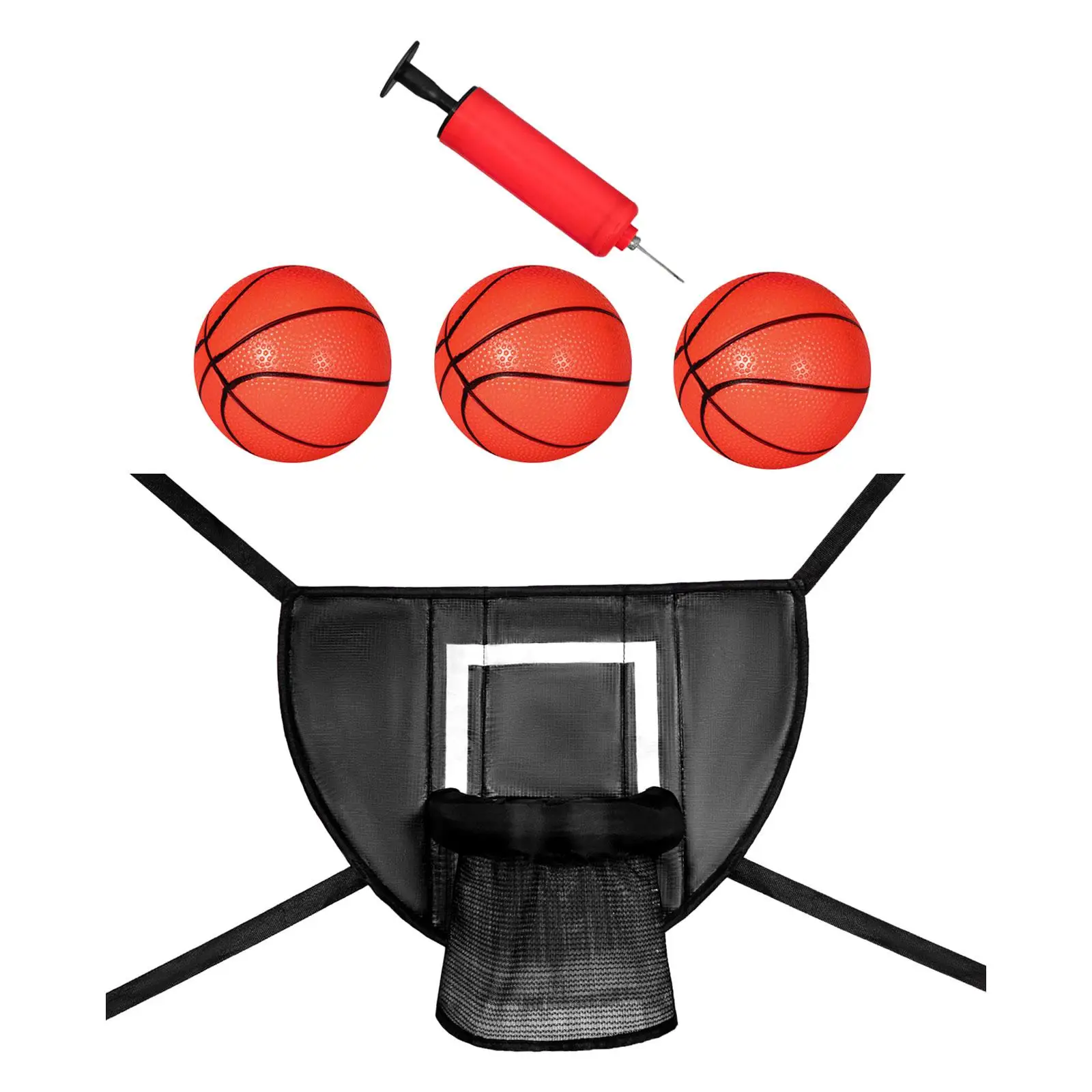 Mini Basketball Hoop for Trampoline with Enclosure Boys Girls with Basketball Mini Basketball Hoop for Trampoline with Enclosure Boys Girls with Basketball