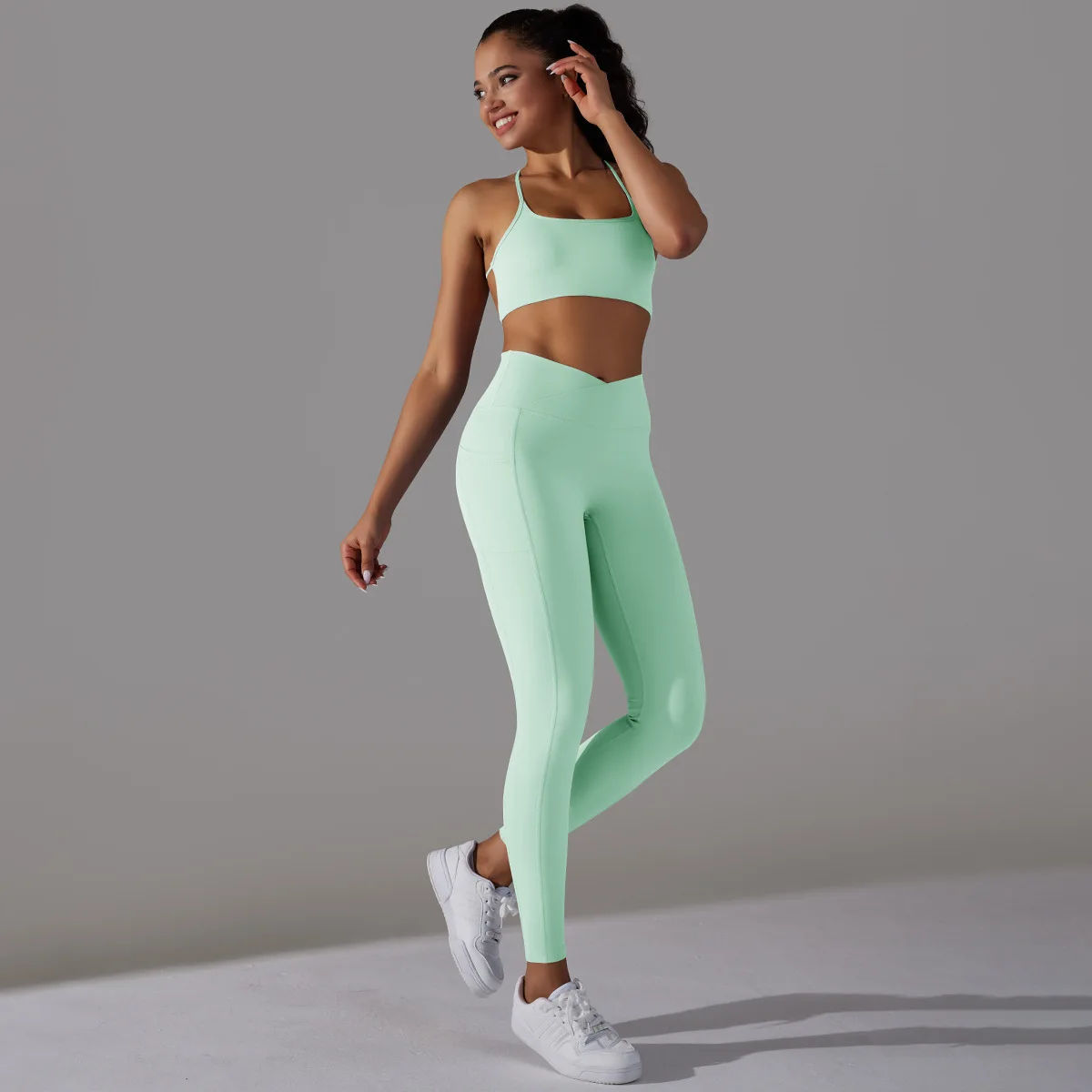 Tenue Sport Legging et Brassière (Ensemble)