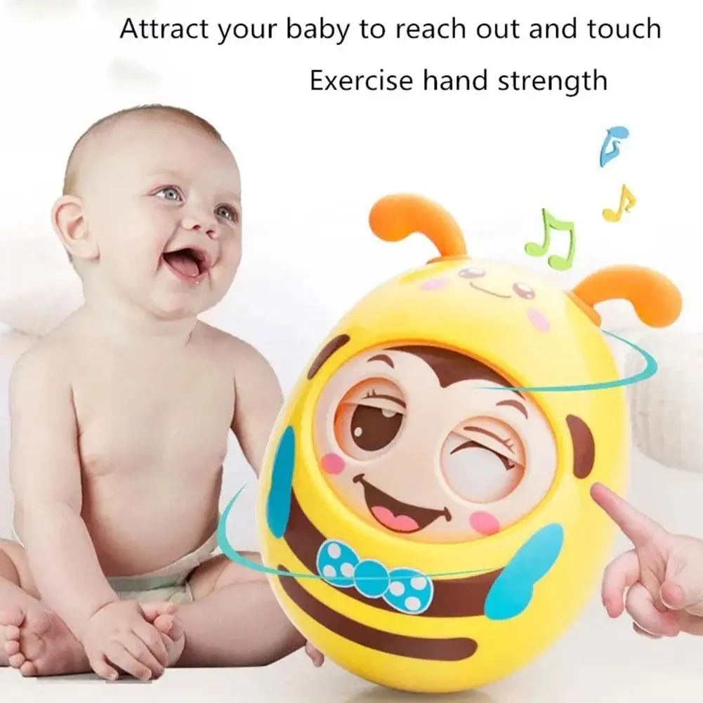 

Baby Toys 0 12 Months Newborns Bathing Soft Toy For Baby Boy 1 Year Girl Infant Rattles Teether Montessori Musical Tumbler D9o5