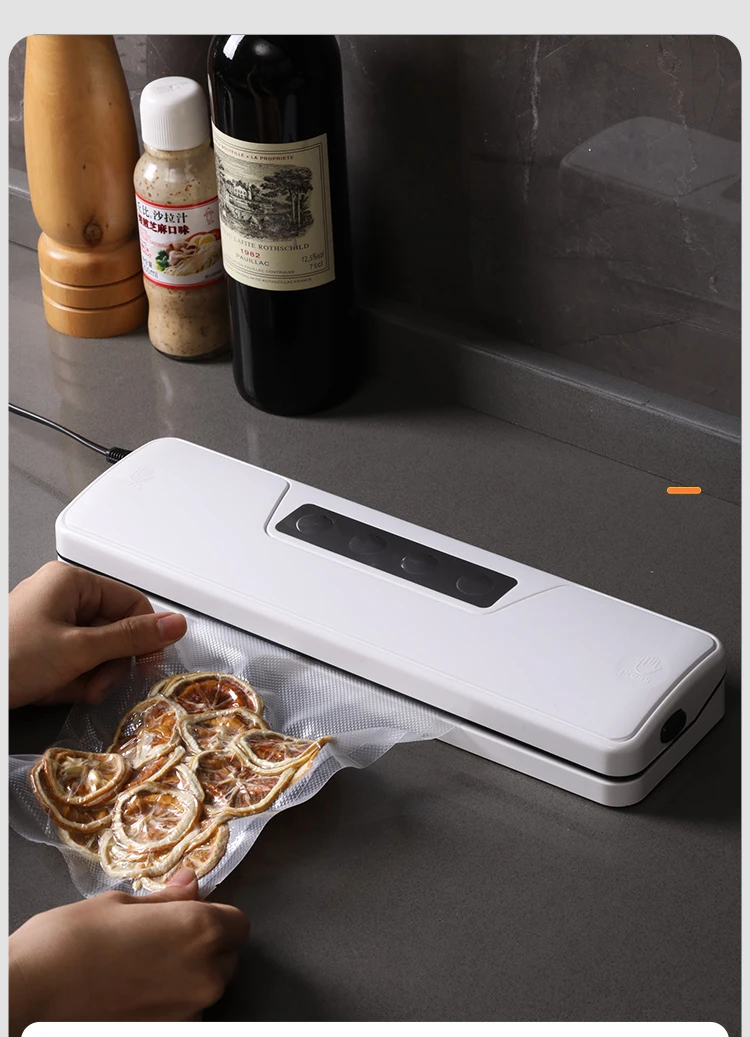 Description Picture 4 of itemVacuum Sealer Packaging Machine Food 220V/110V Vacuum Sealer With Free 10PCS Vacuum Bags Household Vacuum Food Sealing