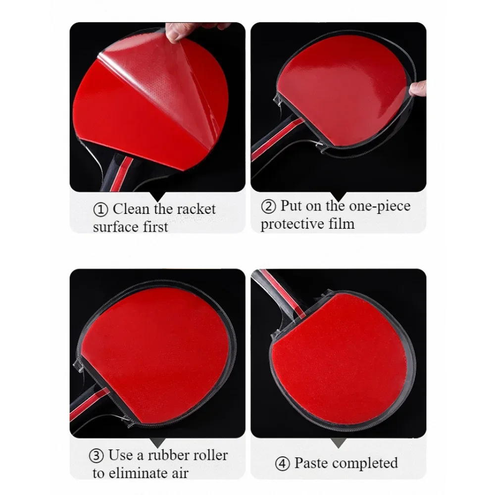 Protective Film for Table Tennis Racket Bottom Connection Double-sided Adhesive Rubber 1PC