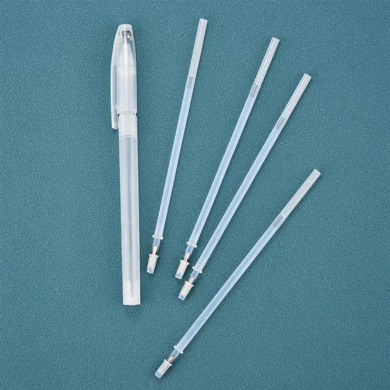 UV unsichtbare fluor zierende Stift Set Hoch leistungs Nachfüll stift UV-Lampe Beleuchtung Leder Näh marker Studenten nach Hause DIY Handwerk – Detail 9
