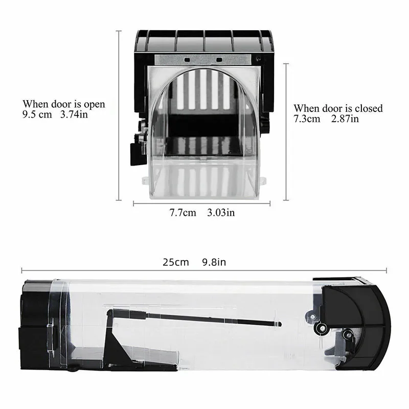 Plastic Mouse Trap Home Automatic Mousetrap Rat Rodent Exterminator Environmental Safety Cage Non-toxic Live Trap mouse catcher trap animal cage trap