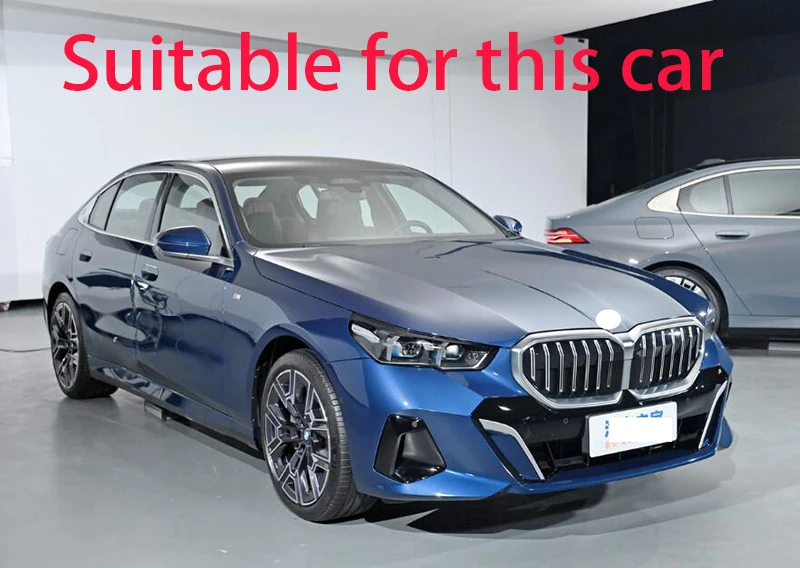 ABS 피아노 블랙 탱크 캡 커버, 자동차 스타일링 트림, 오일 연료 보호, BMW 5 시리즈 2023 2024 2025 자동차 액세서리