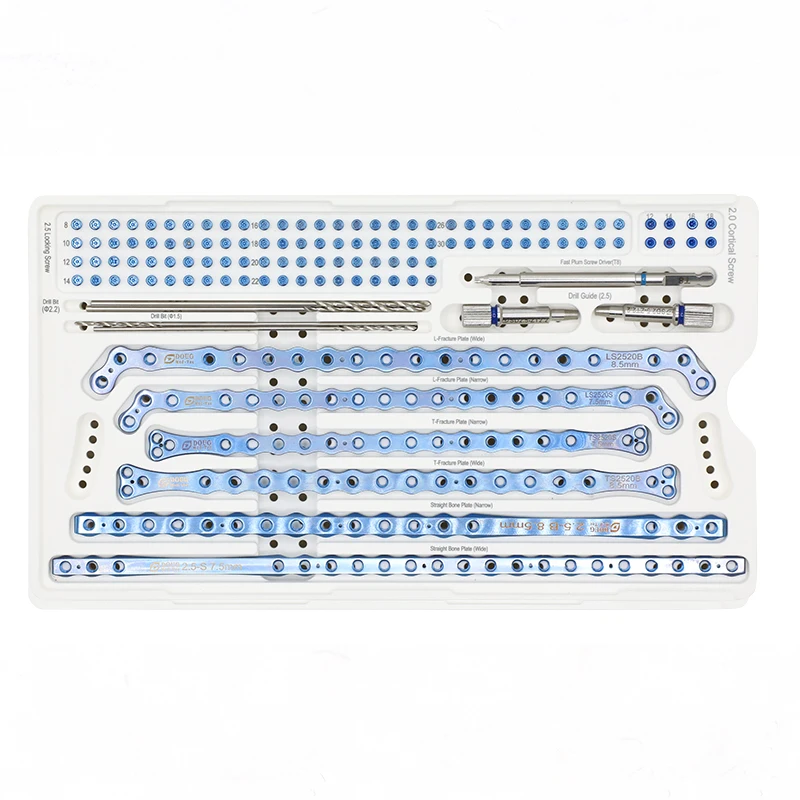 

Veterinary Bone Plate Consumables Screw Instrument Set