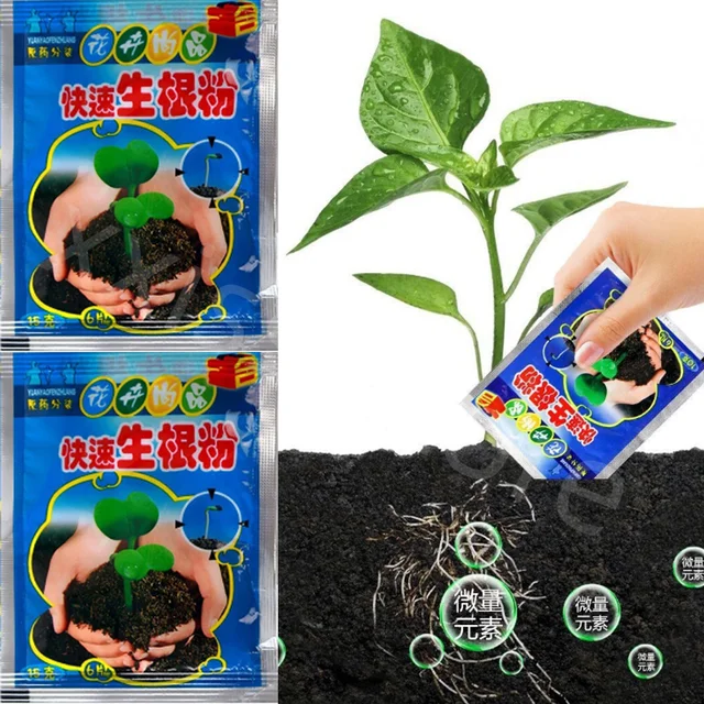 10 db A Gyökérnövekedéshez Palántákhoz Segíti Csírázást Virágzás Gyors Gyökérporja Elősegíti Növény Növekedését Erős Gyökérrendszer - Image 4