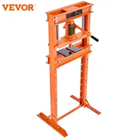 VEVOR Hydraulic H-Frame Garage Floor Adjustable Shop 6/12 Ton  Press with Plates 6T/12T Orange for Garages or Professional Shops 1