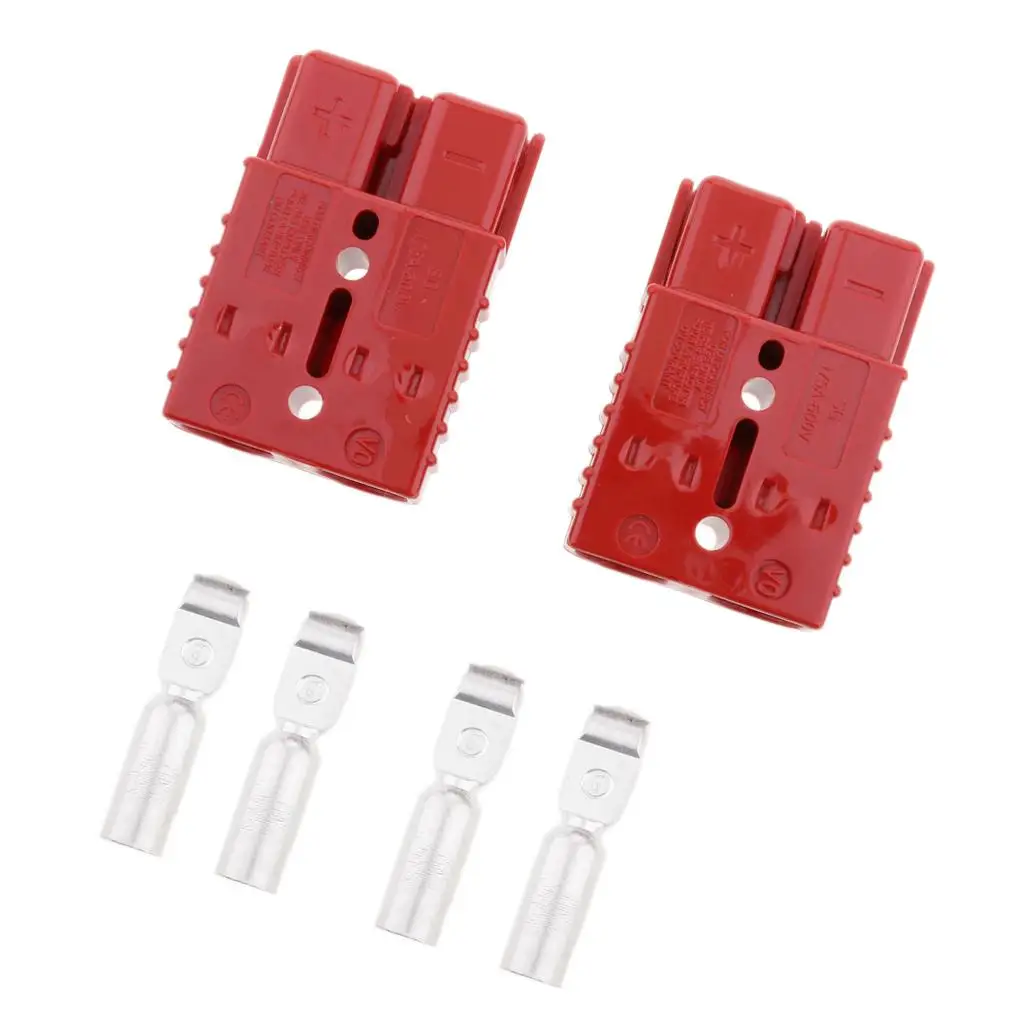 2 Sets Battery Quick Connector 175AMP 12 Disconnect Winch Trailer , 600V 175A