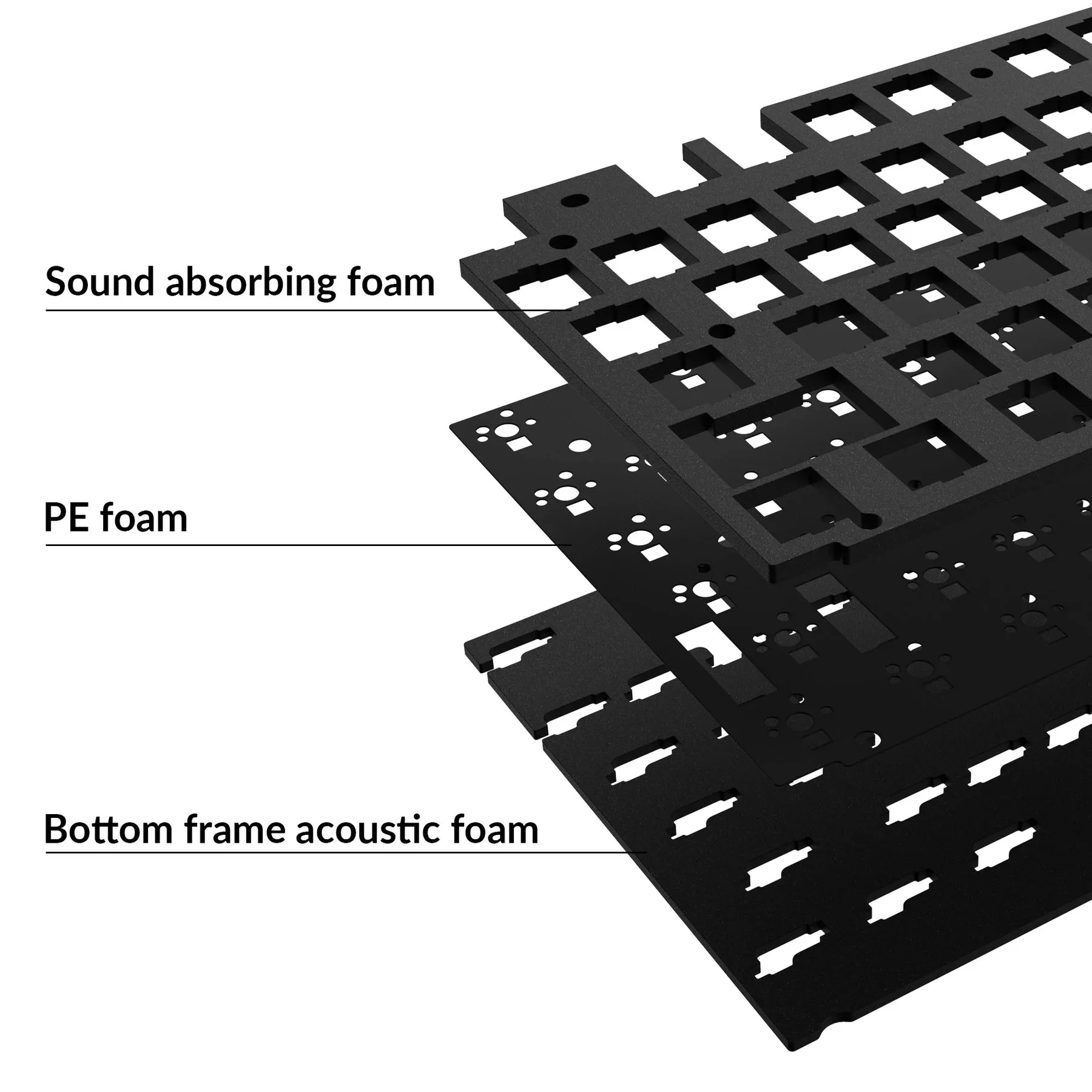 Keychron Kit Atualização Acústica q5 Pro q5 Max