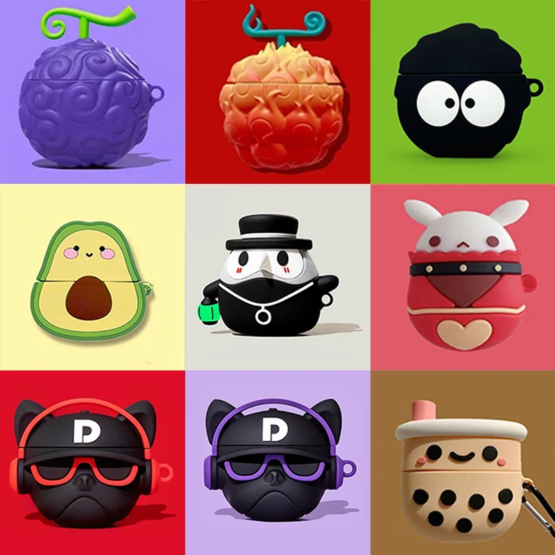 Custodia Per Auricolari Per Airpods Pro 2022 Custodia In Silicone Simpatico Cartone Animato Per Airpods 1 2 3 2021 Cover Creatività 3D Per Airpods 3 2
