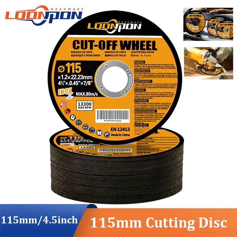 Cutting Disc 5-50Pcs Metal Stainless 115mm Cut Off Wheels for Angle Grinder