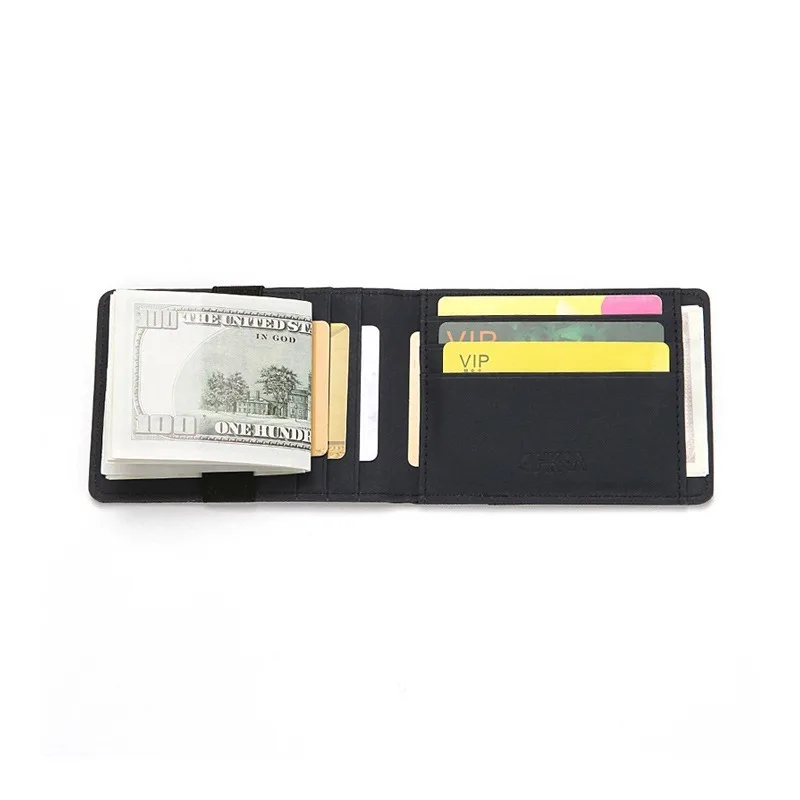 Pu Leather Card Holders Men Wallet Mini Credit Card Wallet Purse Women Slim Soft Thin Small Bags