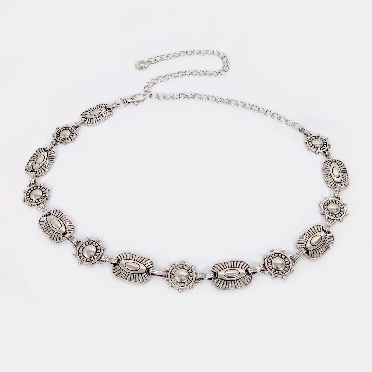 Vintage Gold Kette Gürtel Weibliche Taille Y2K Silber Kleid Bund Designer Gürtel Für Frauen Hohe Qualität Einstellbare Punk Korsett – Detail 6