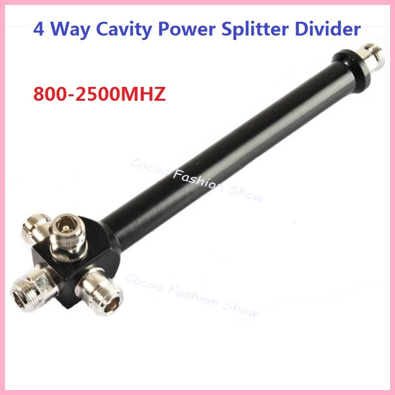 Power Splitter 8002500MHz Signal Divider with N Connector for RF Transceivers Systems Booster