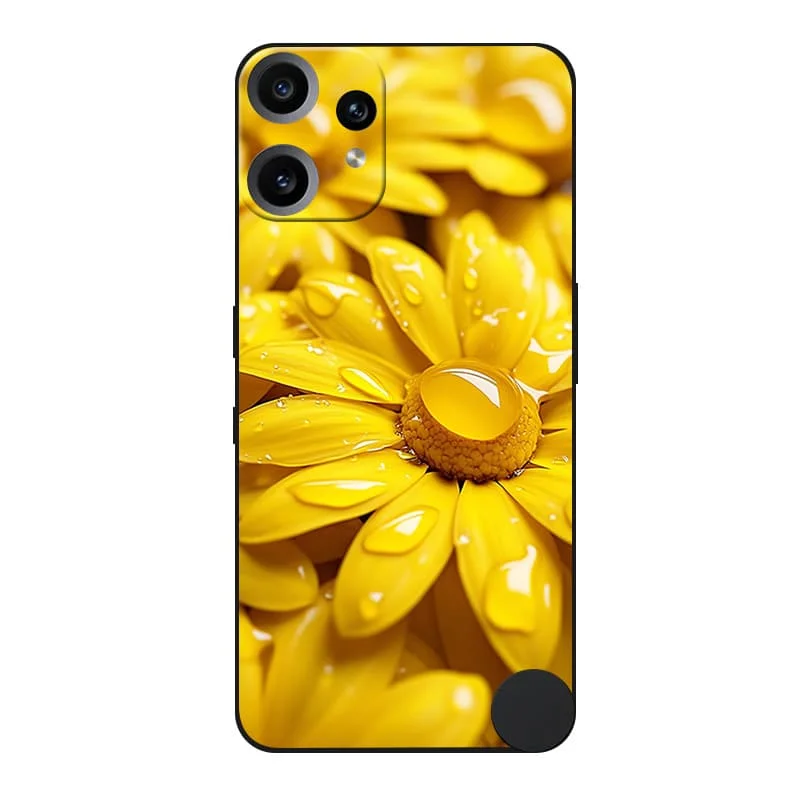 Premium Shockproof Black Silicone Phone Case - Sleek Protective Cover