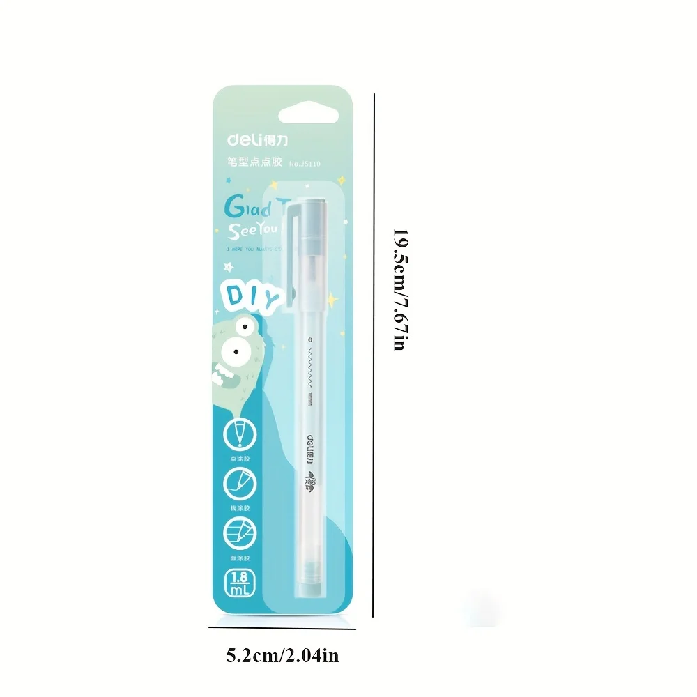 1pc Pencil Spot Glue for Hand Ledger Glue Student Pen DIY Decorative Material