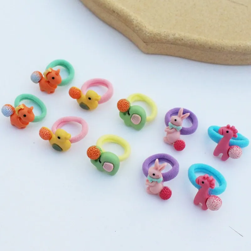 10 Pezzi Accessori Per Capelli Per Ragazze Elastique Cheveux Fille Kids Lacos De Cabelo Infantil New Ties Fascia Fille Elastico Coreano