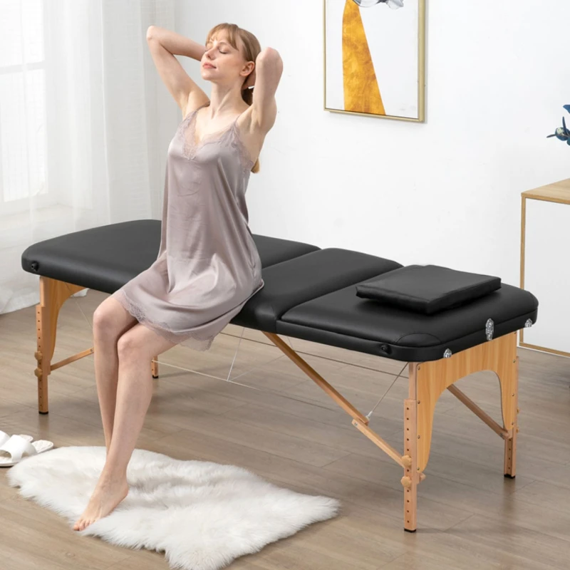 

Aesthetic Clinical Massage Tables Lash Luxury Portable Spa Massage Tables Pedicure Folding Lettino Pieghevole Salon Furniture HD