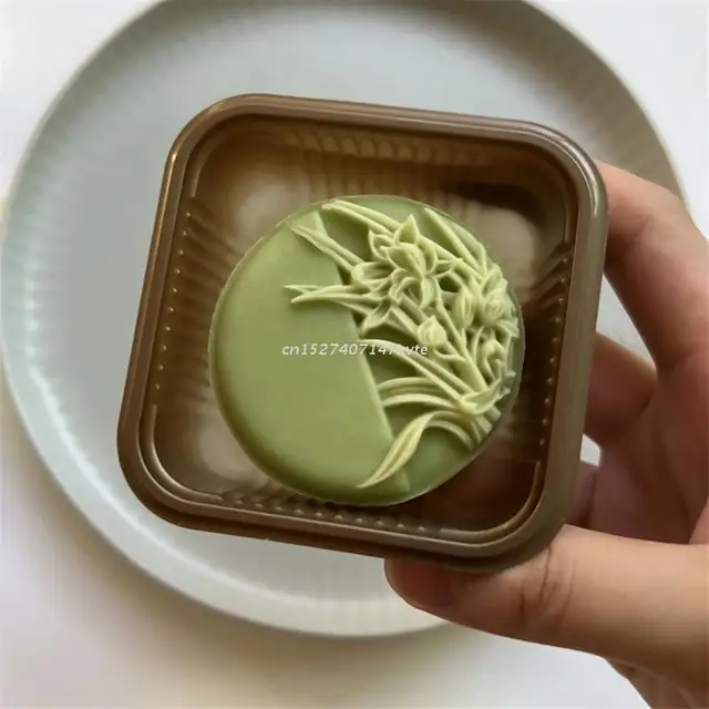 Stampo Per Mooncake 63g E 75g - Stampi A Fiore Per Torte Lunari - Foto 3